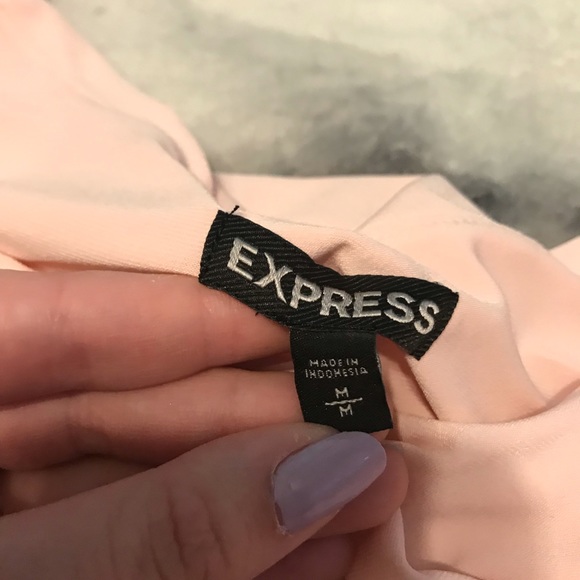 Pink Cold-Shoulder Top - Picture 3 of 3